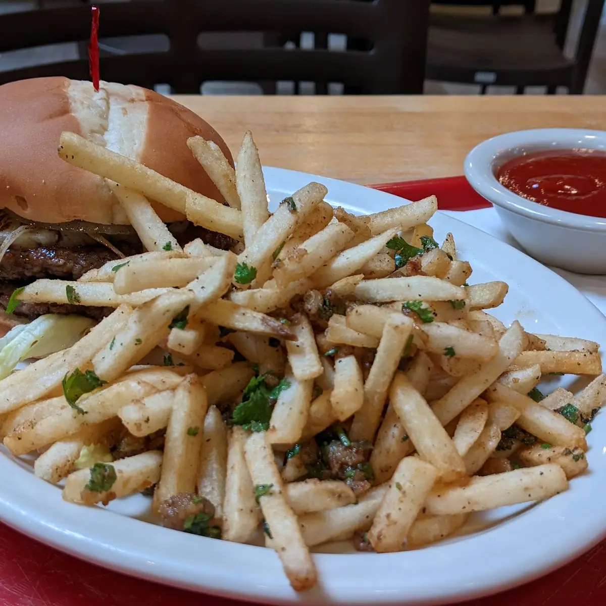 Hawaiian Beef Patty Sandwich
