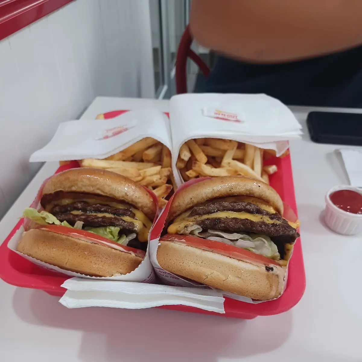 Double Cheeseburger Combo Milkshakes