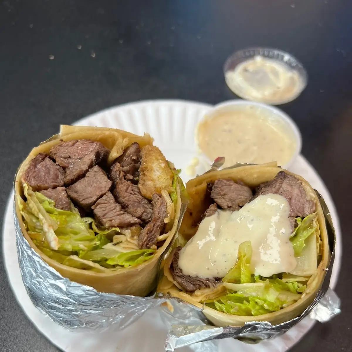 Steak Tip Caesar Wrap