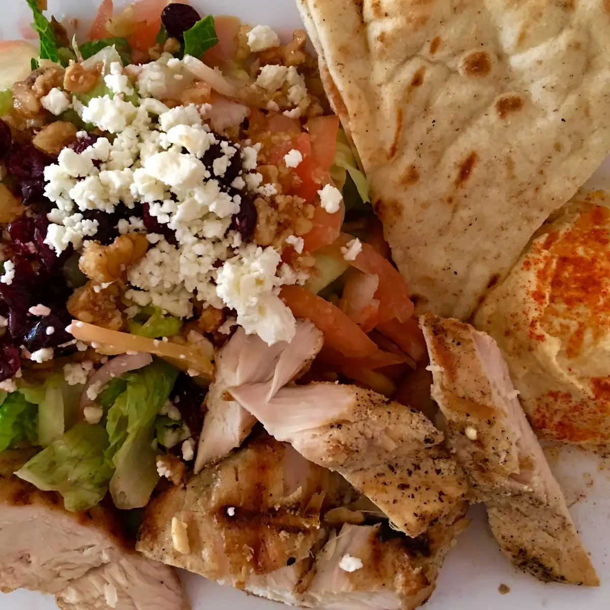 Chicken Pita Platter