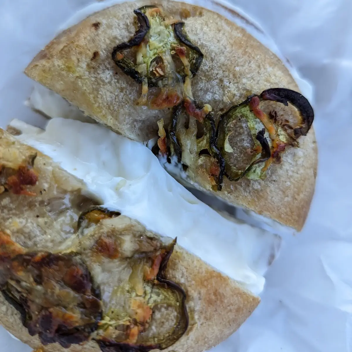 Jalapeno Bagel with Plain Cream Cheese