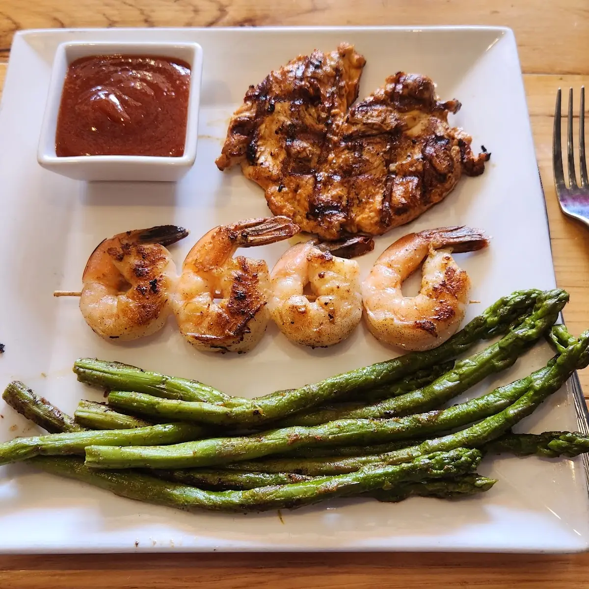 Grilled Chicken and Shrimp