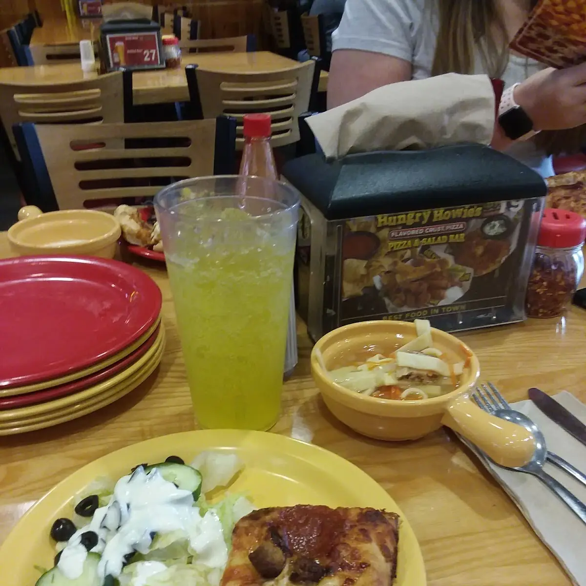 Salad Bar and Hot Soup and Salad