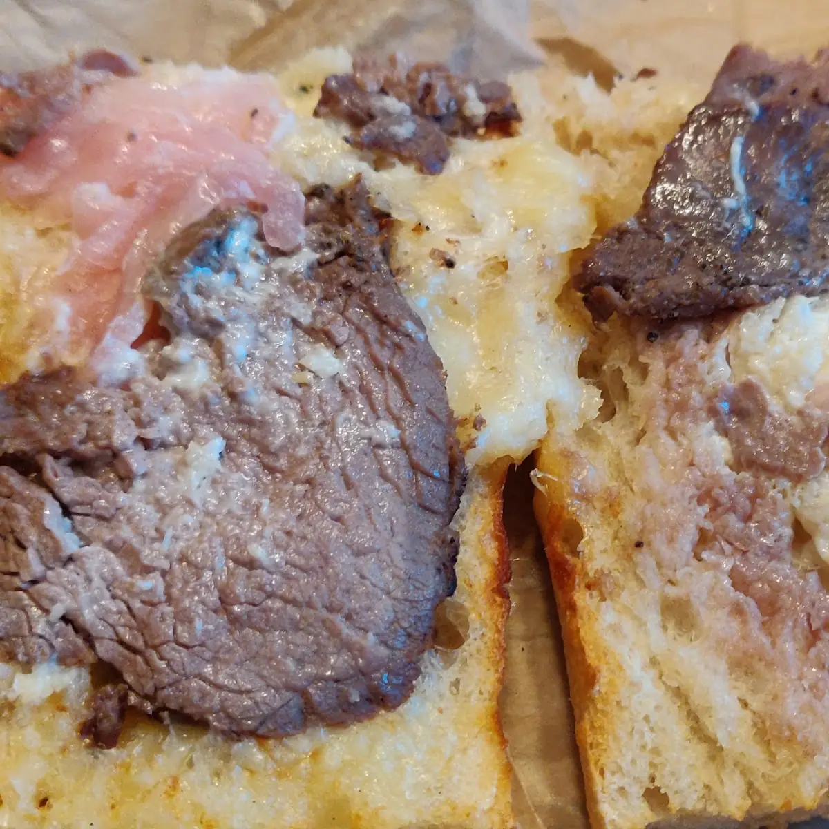 Steak and White Cheddar Sandwich
