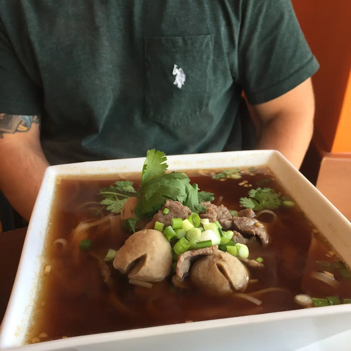 Thai Style Beef Noodle Soup