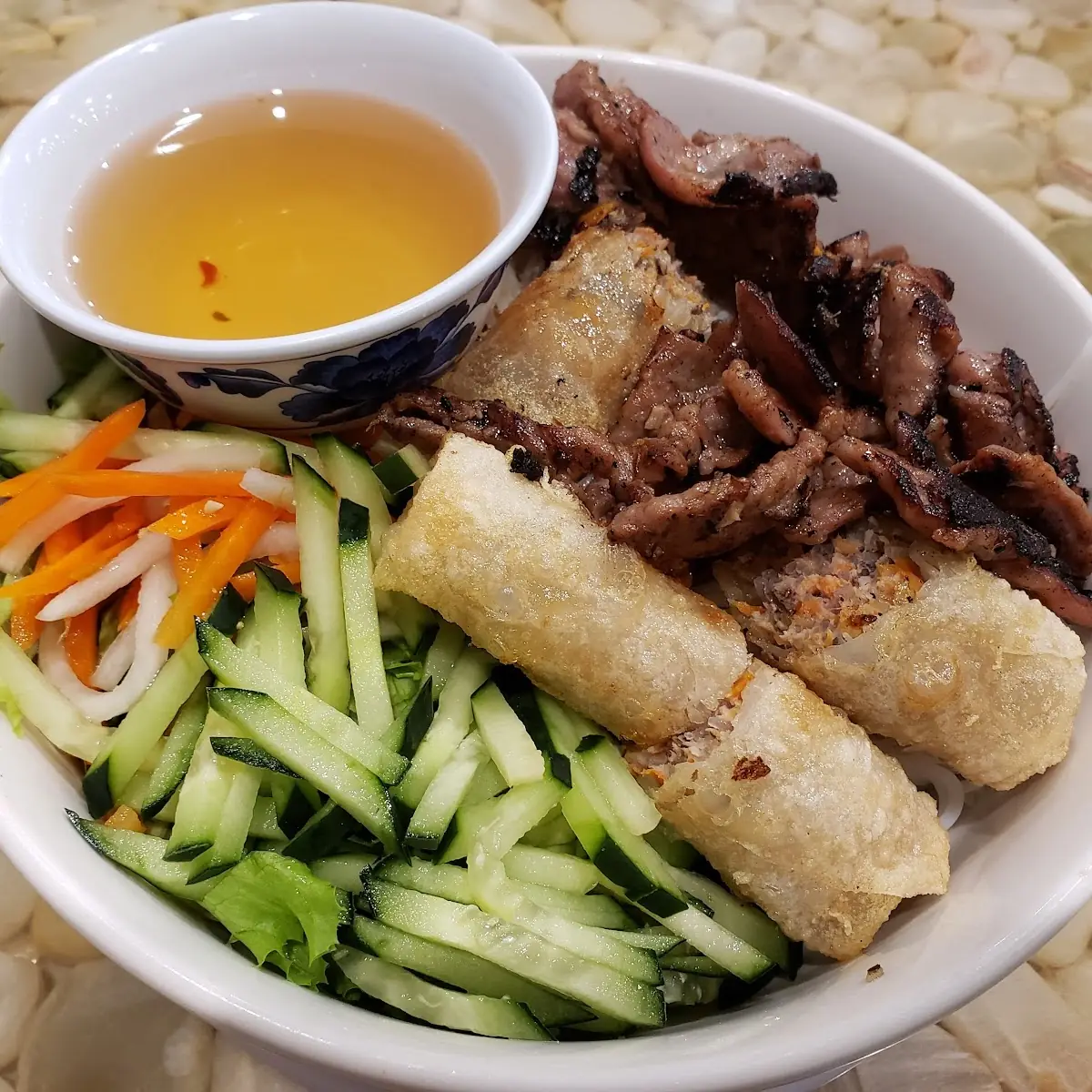 Pork and Egg Roll Vermicelli
