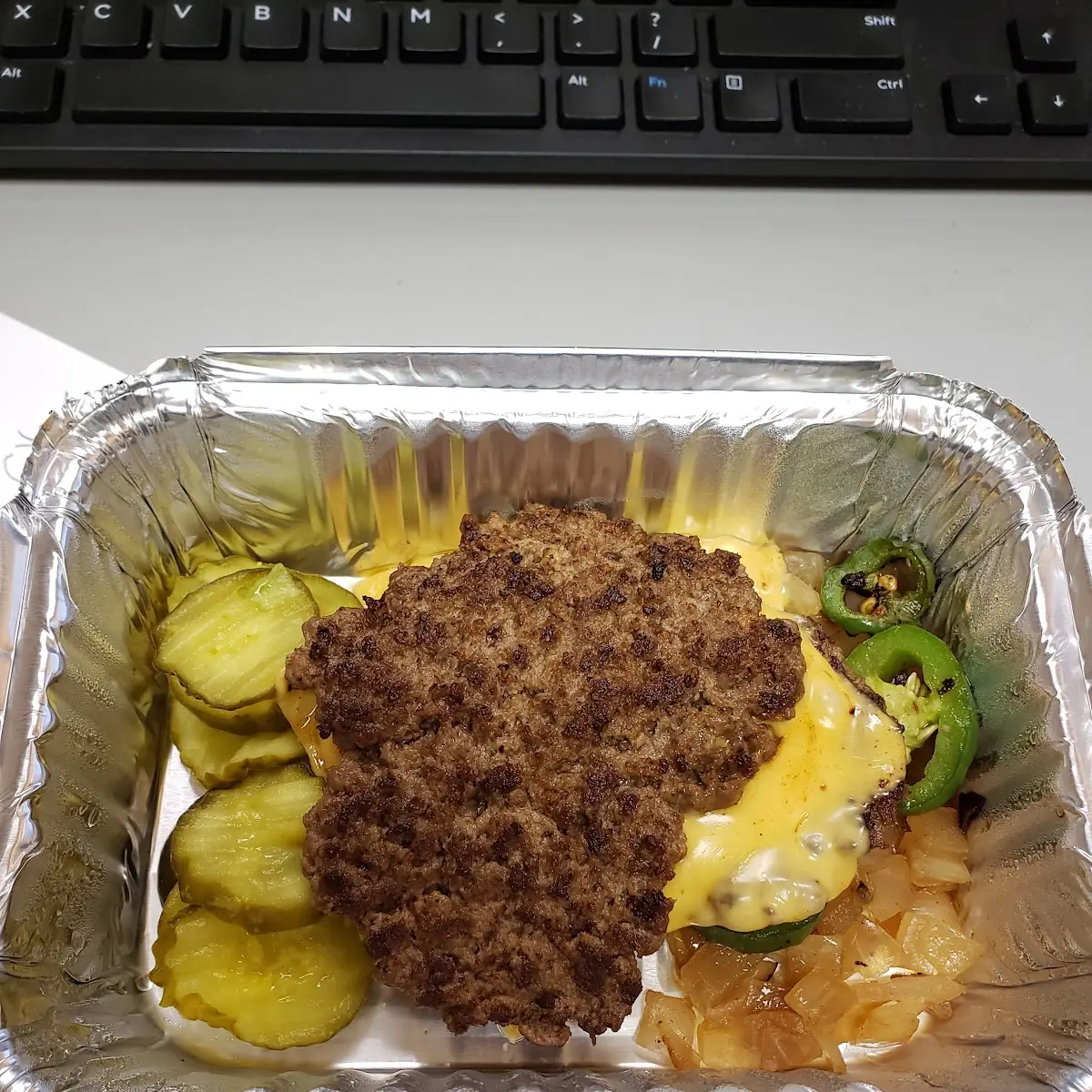 Double Cheeseburger No Bun
