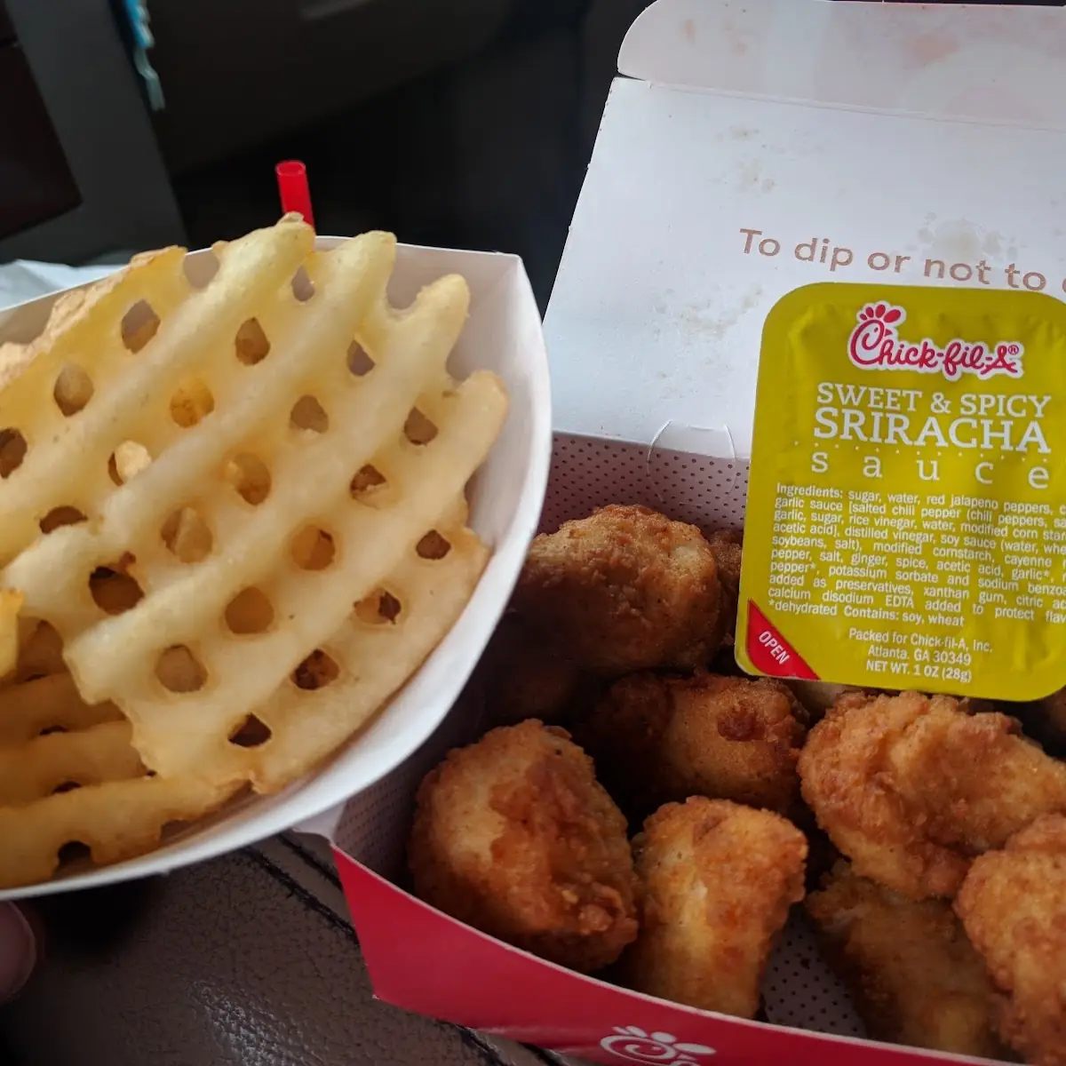 Chick-Fill-A Nuggets Waffle Fries