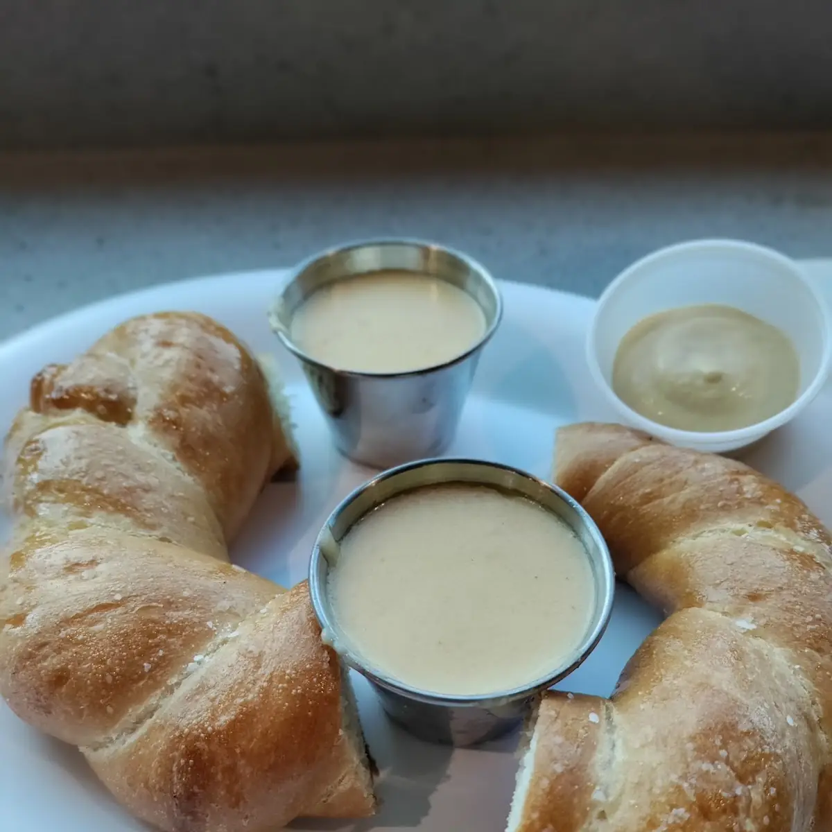 Pretzel with Beer Cheese