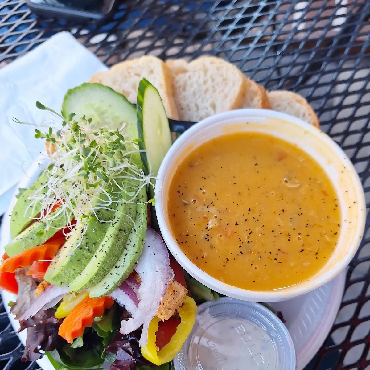 Chicken Curry Side Salad