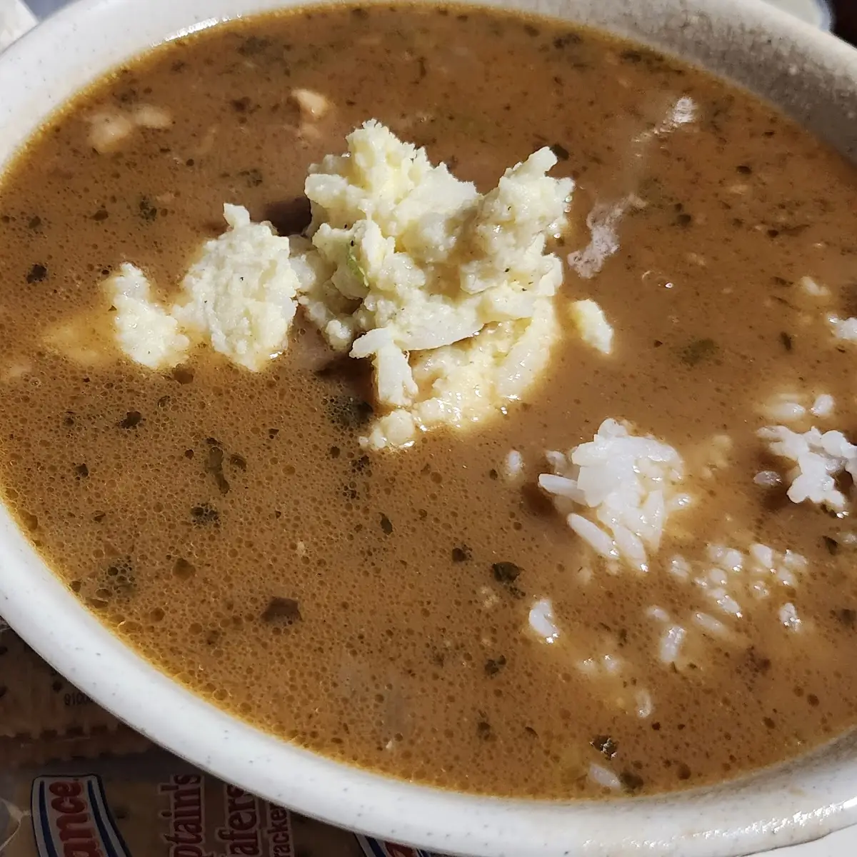 Gumbo with Potato Salad