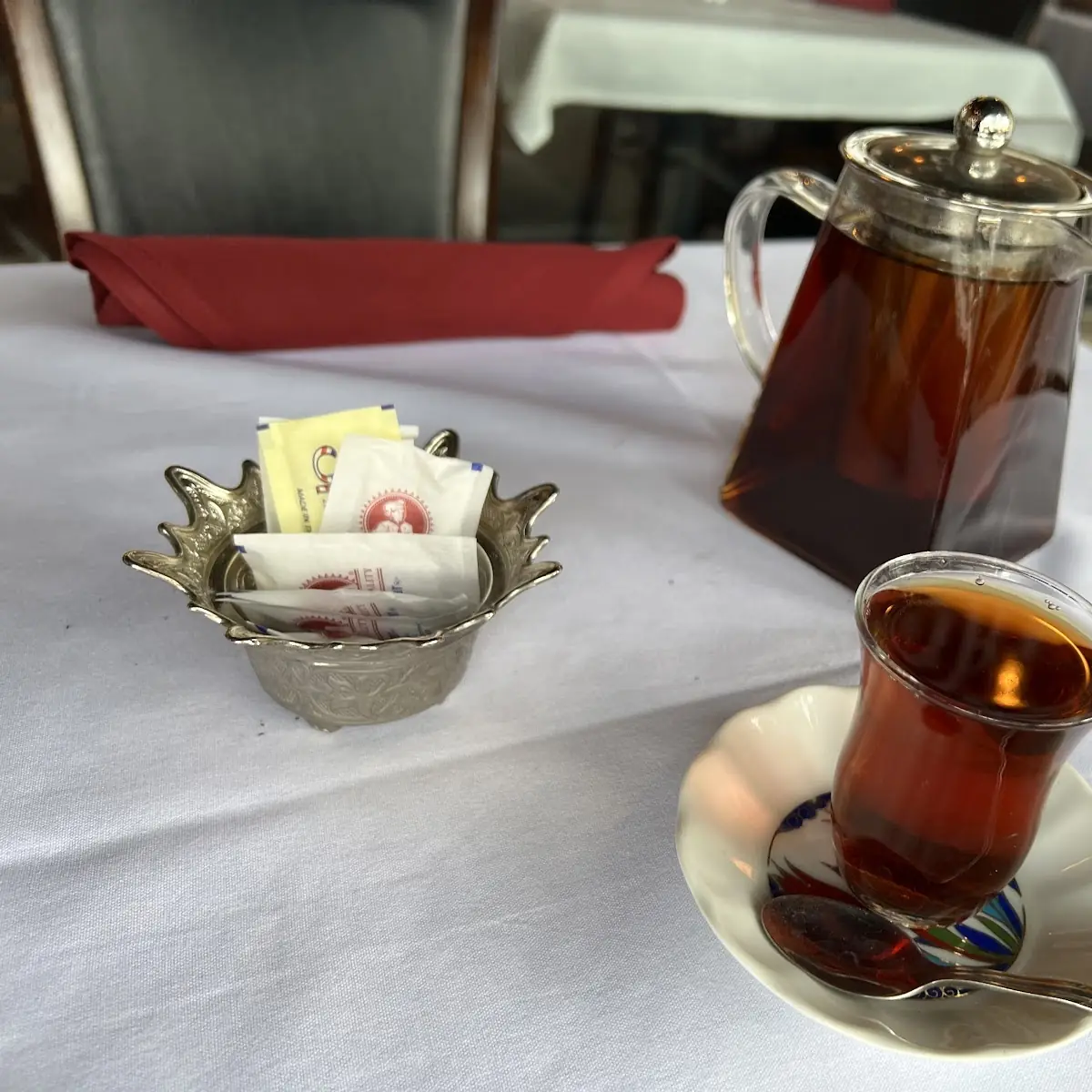 Fresh Brewed Turkish Tea