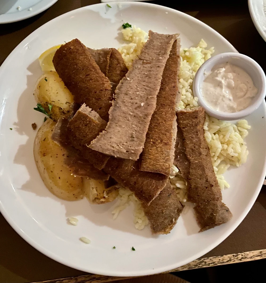 Beef and Lamb Gyro Dinner