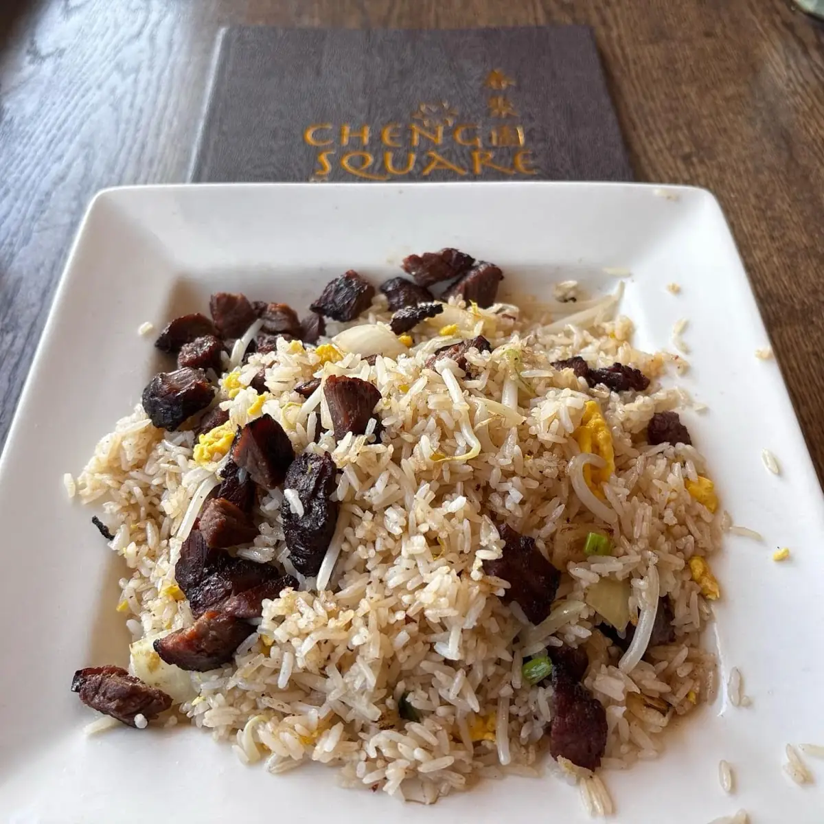 Egg Foo Young Beef Teriyaki