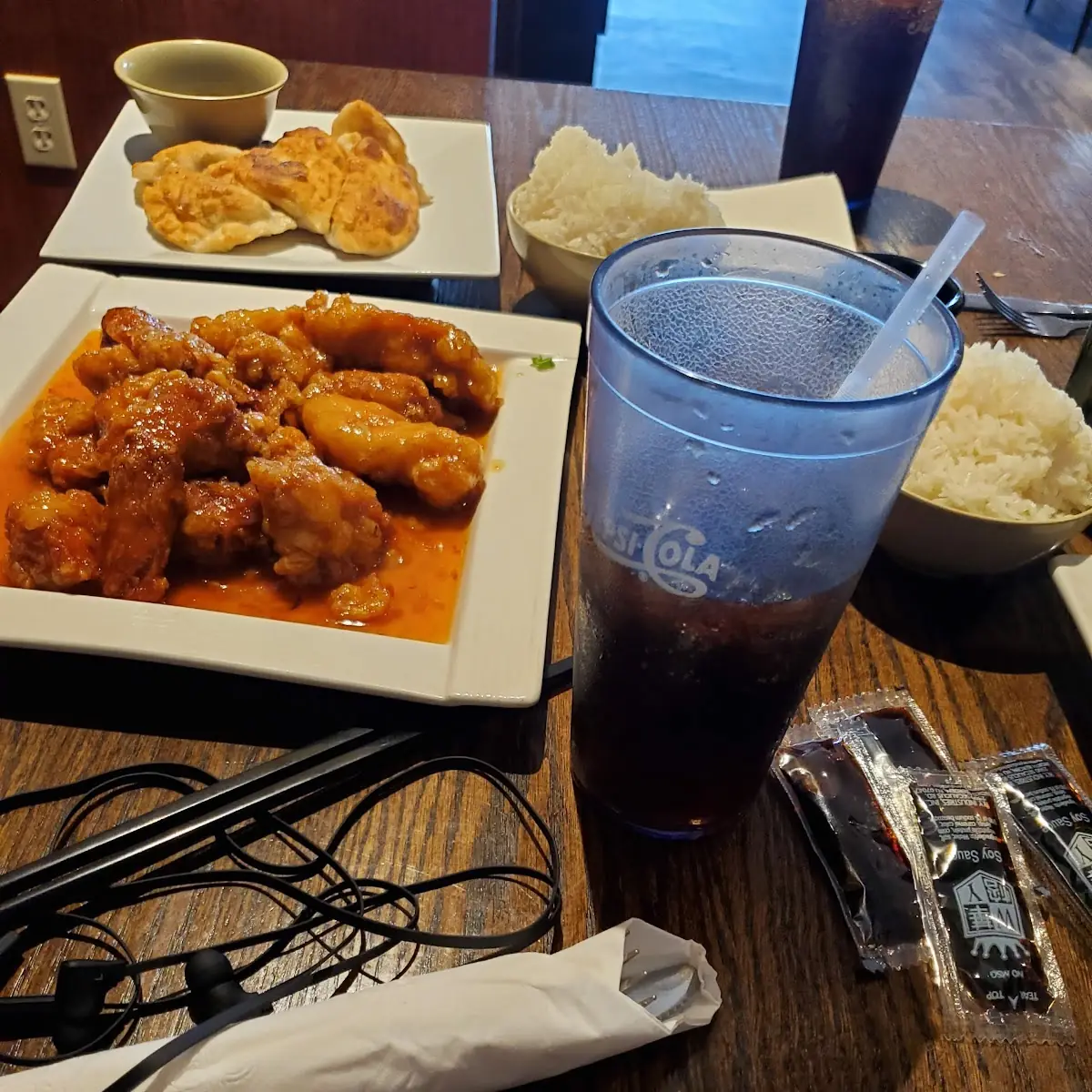 White Meat General TSO's Chicken Dinner