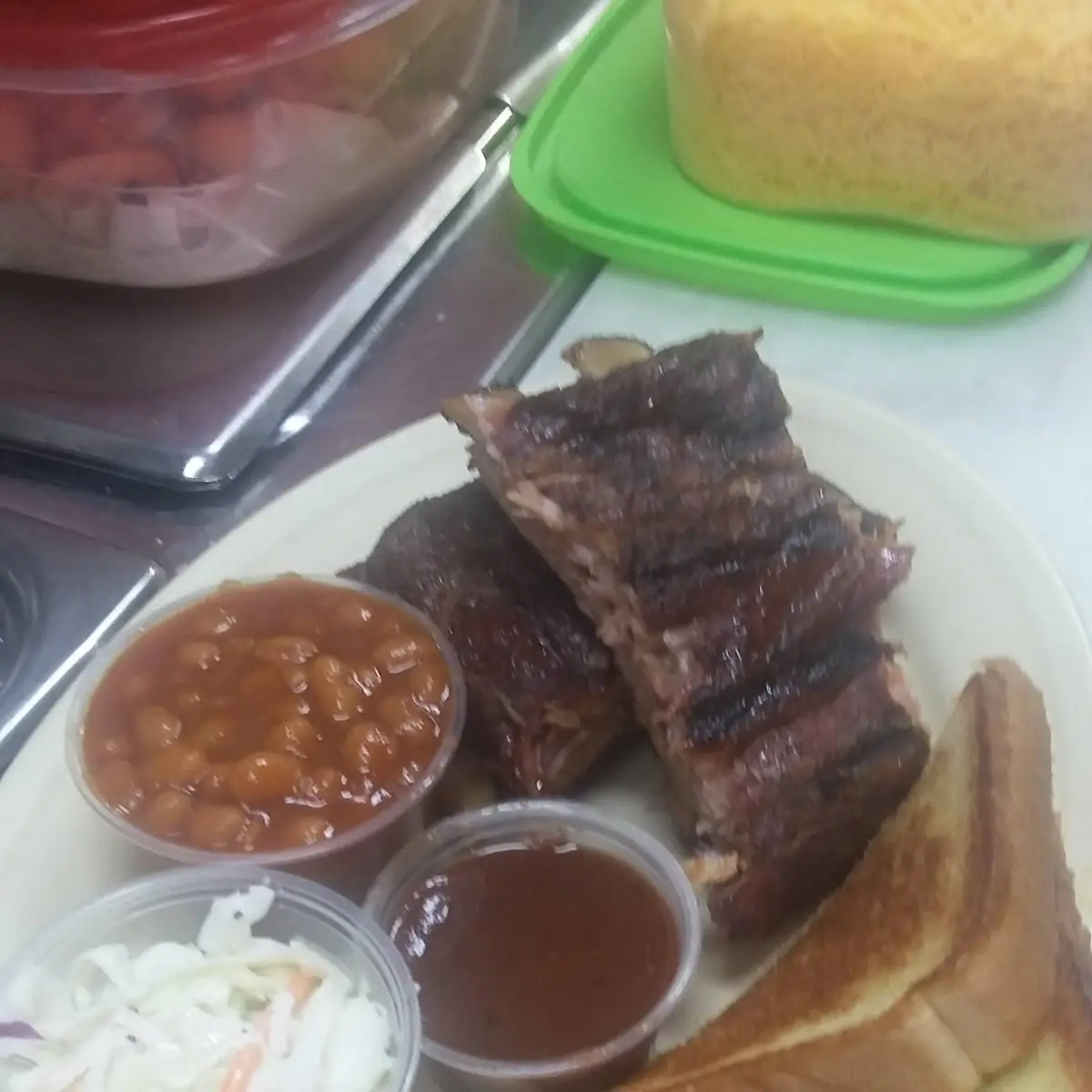 Smoked Baby Back Ribs with Sides