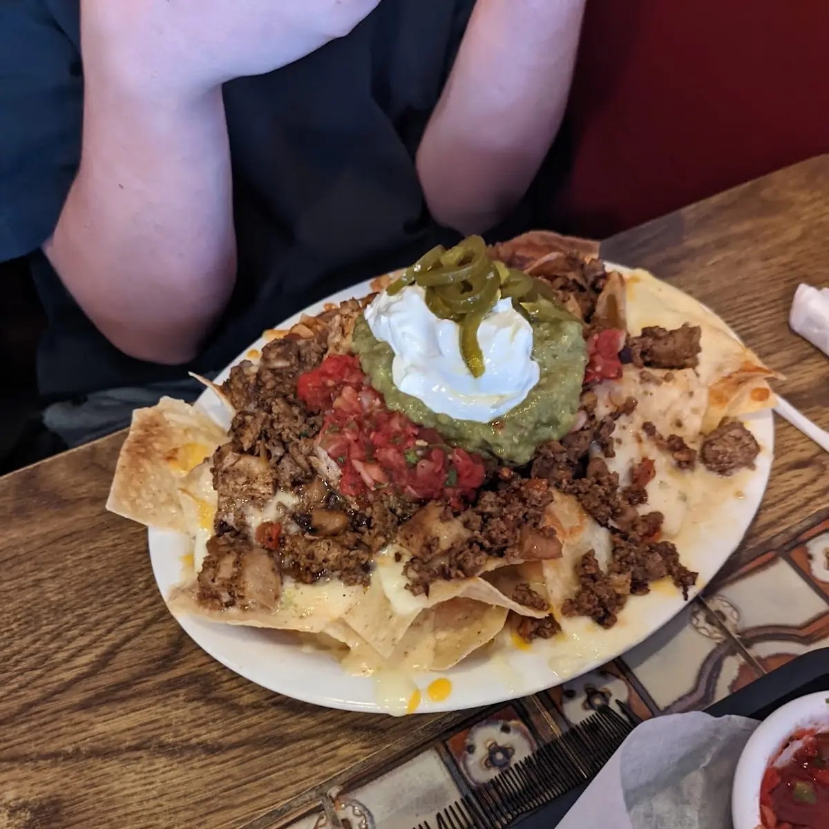 Super Nachos Grande with Queso Added
