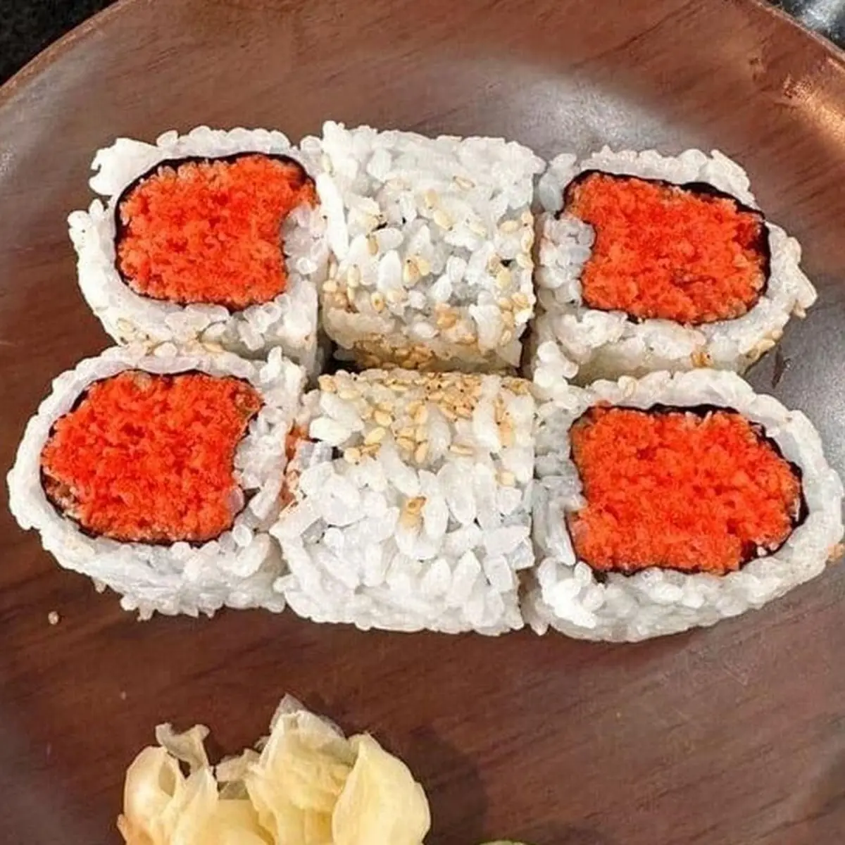 Spicy Salmon Sushi Rolls