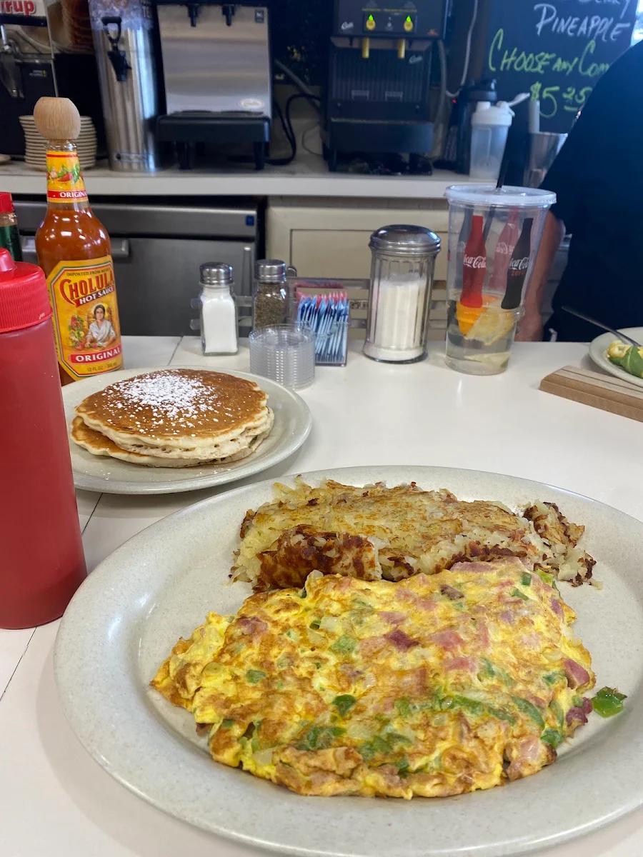 Western Omelette with Pancake