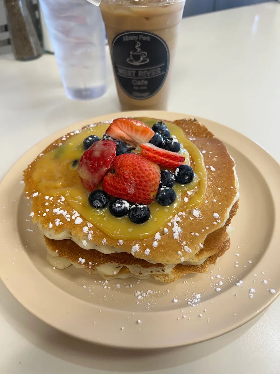 Wild Sweet Blueberry Pancakes