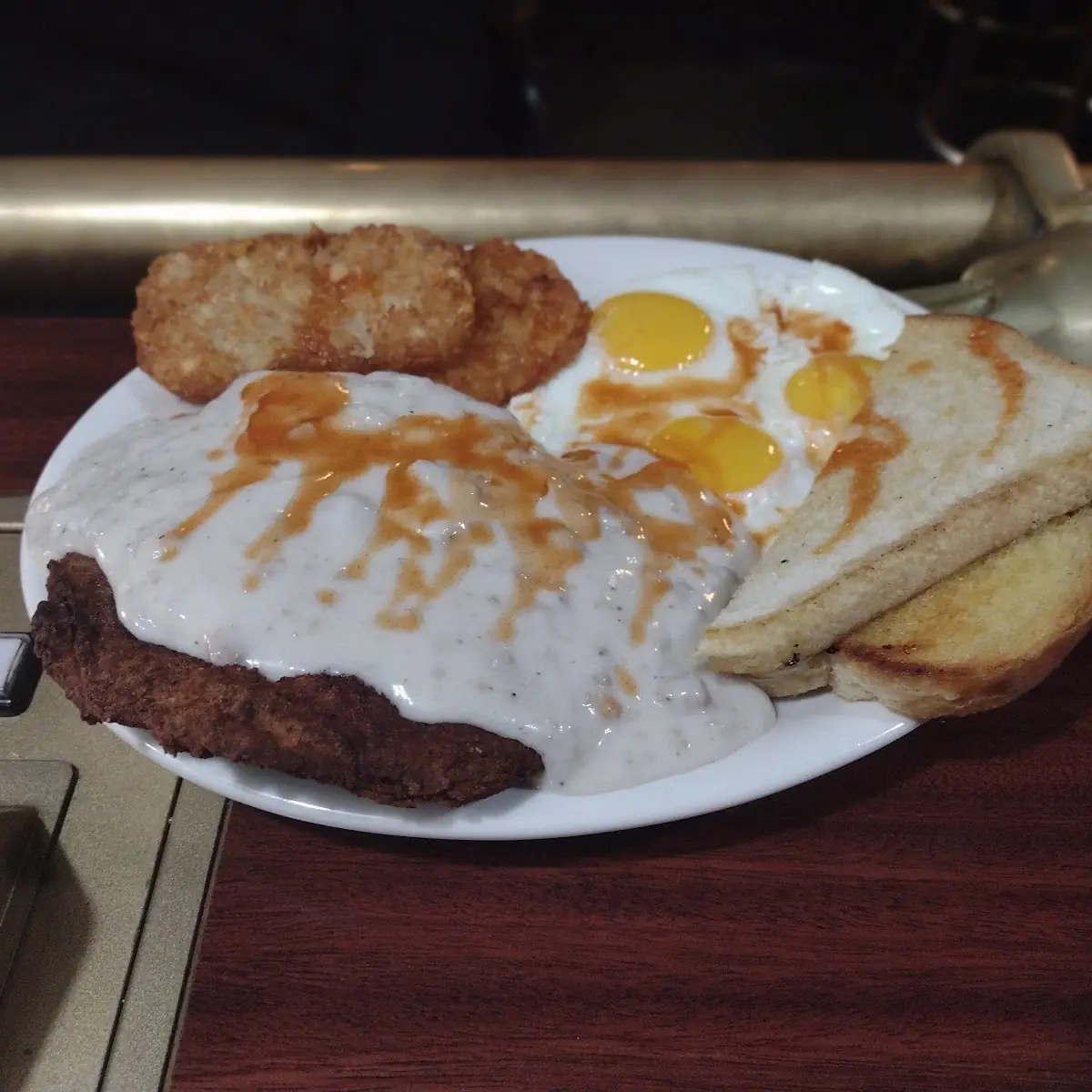Chicken Fried Steak and Eggs