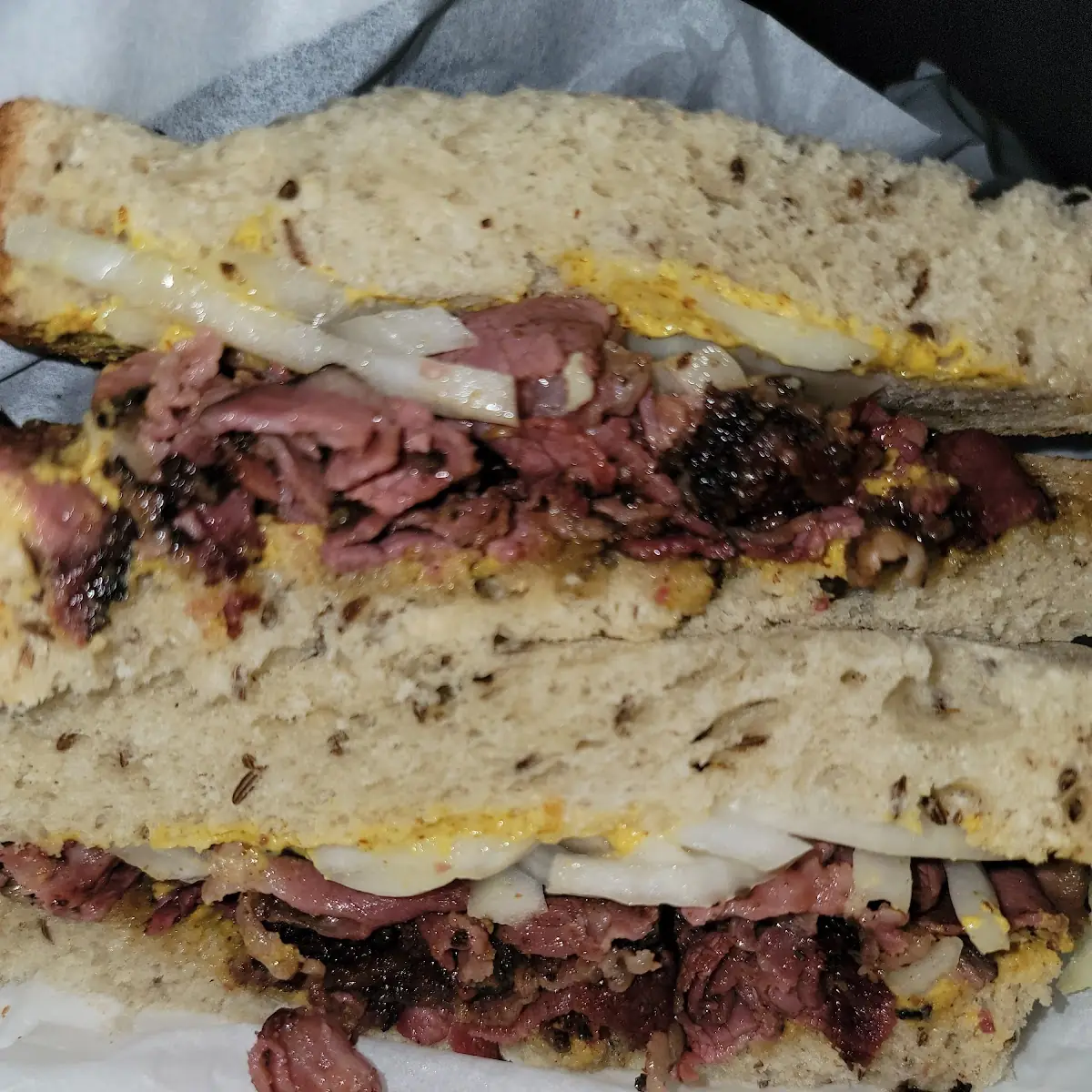 Pastrami Sandwich. Lrg.