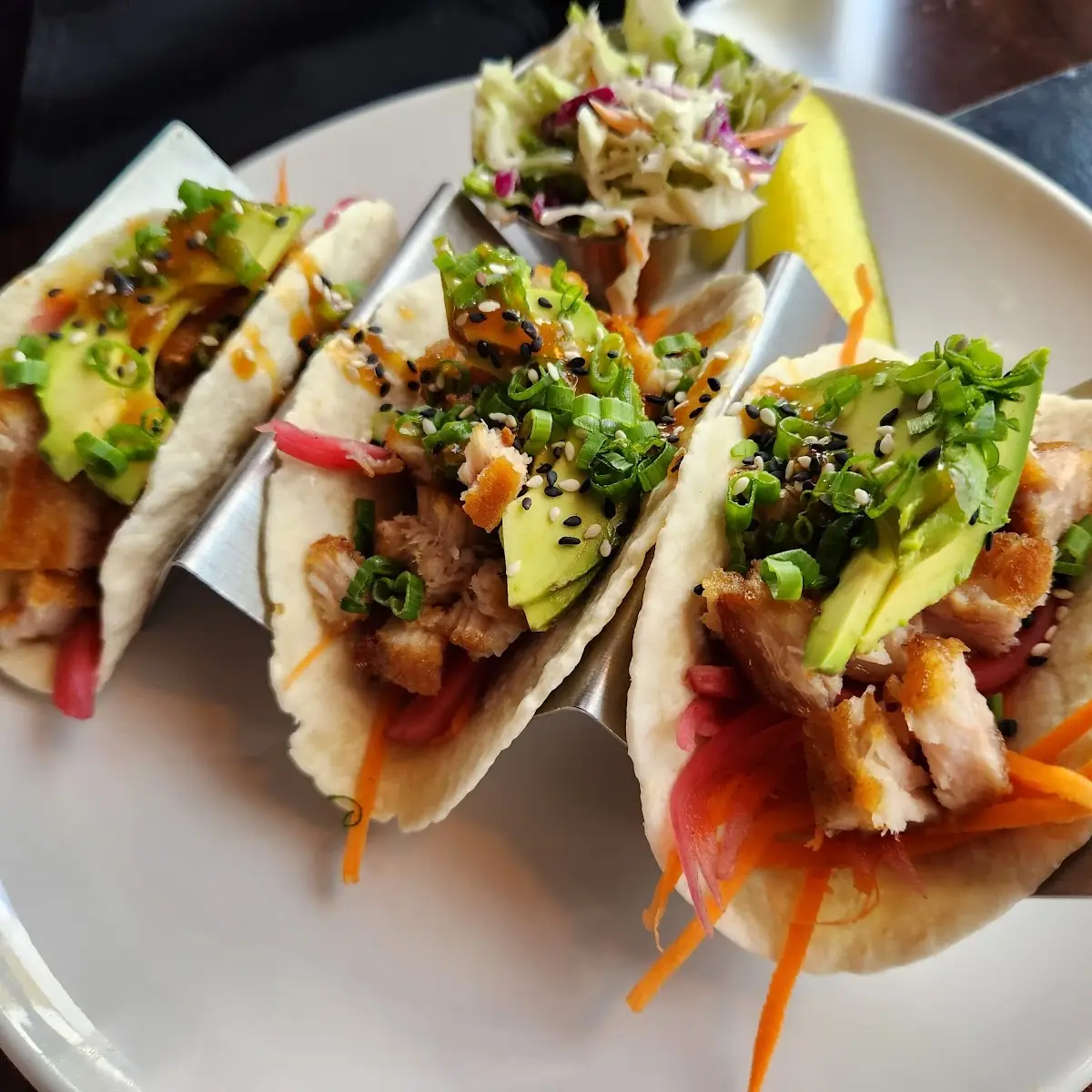 Korean BBQ Pork Belly Tocos