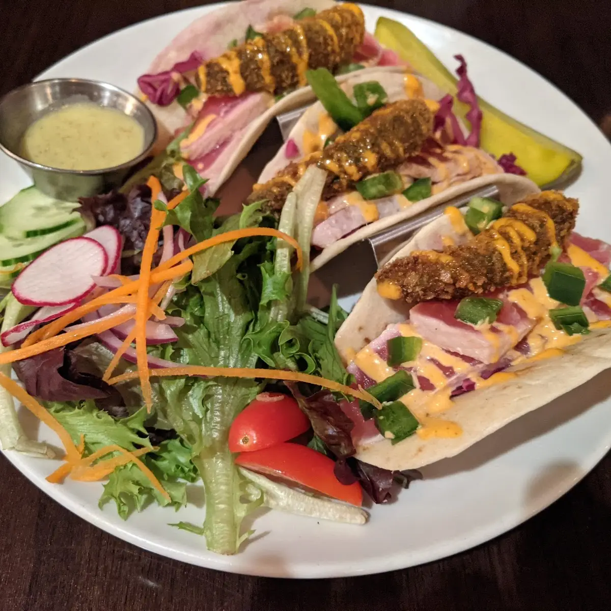 Seared Tuna Tacos