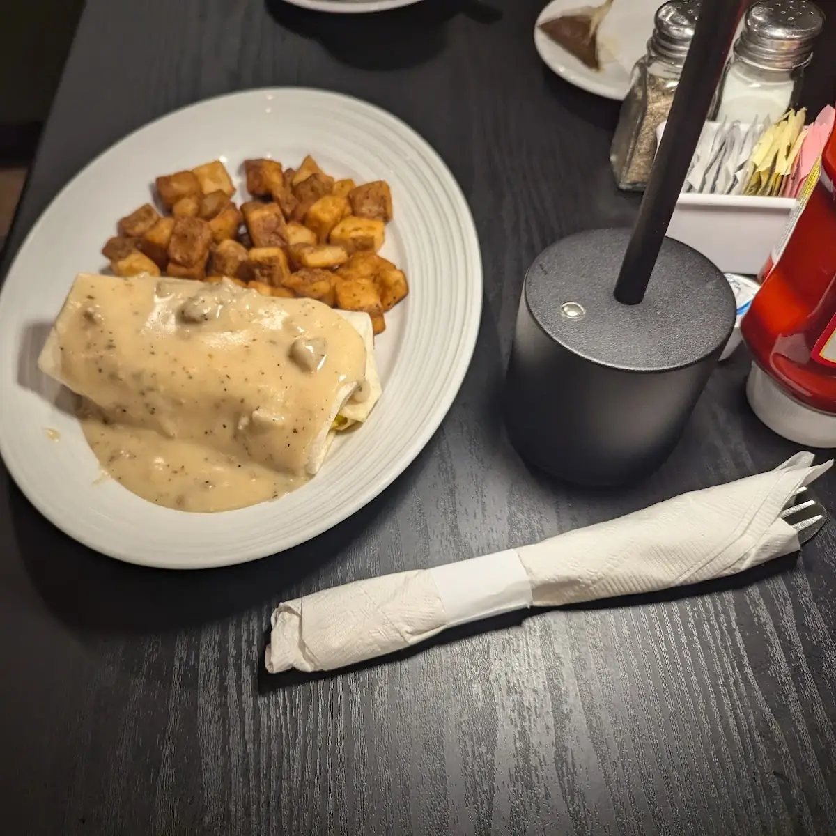 Smothered Breakfast Burrito