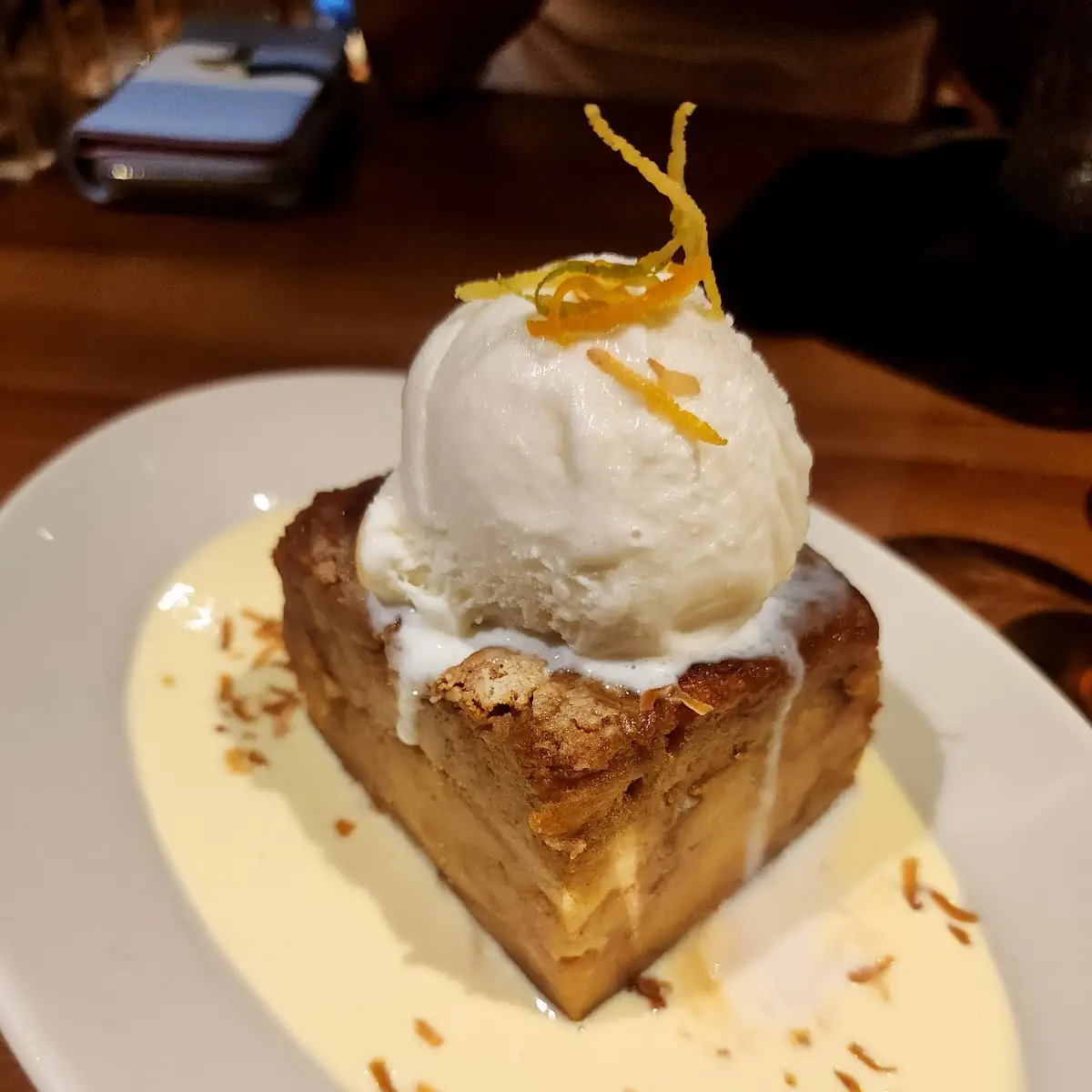 Key Lime Bread Pudding