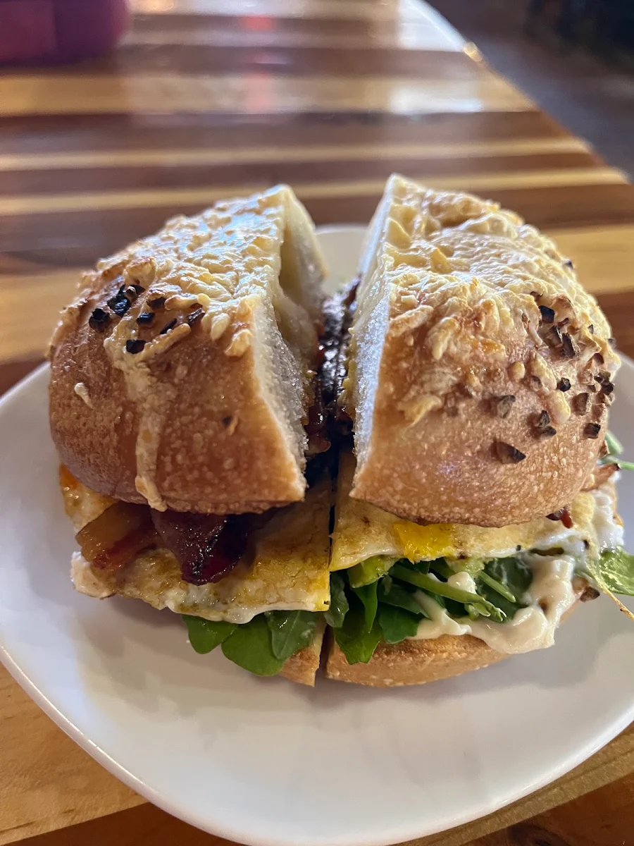 Custom Breakfast Sandwich