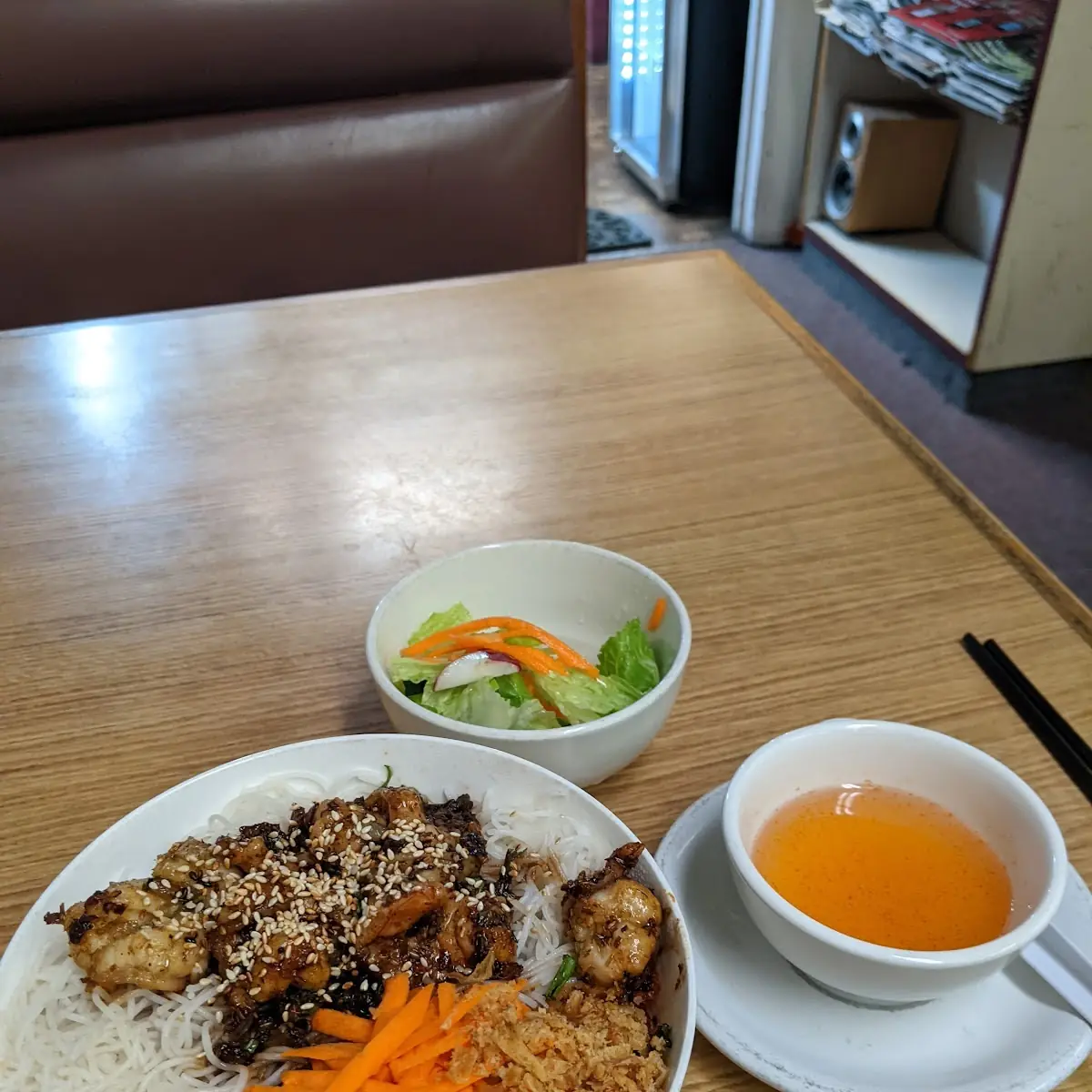 Bun Dac Biet (Choice of protein and an eggroll)