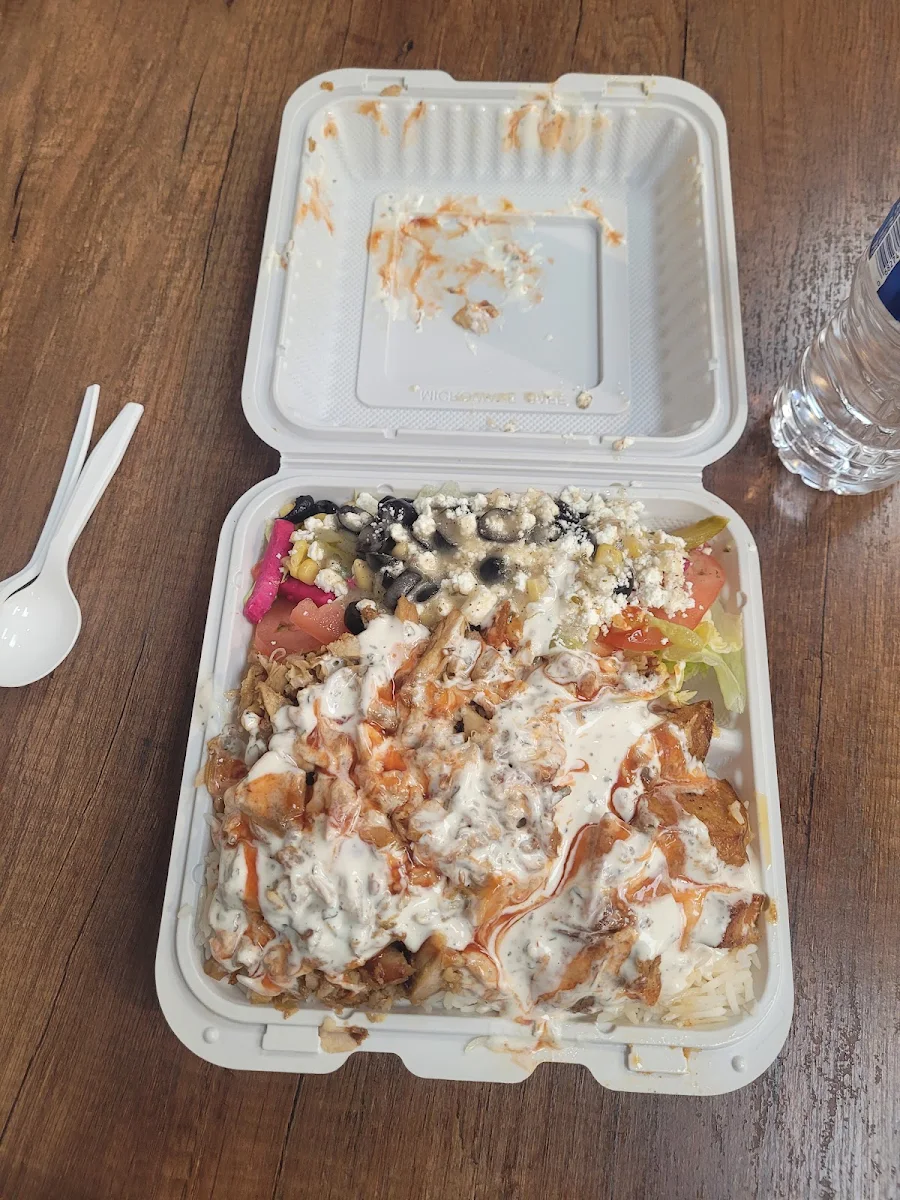 With Chicken Shawarma