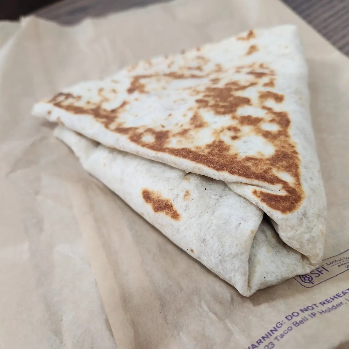 Cheesy Beef Burrito