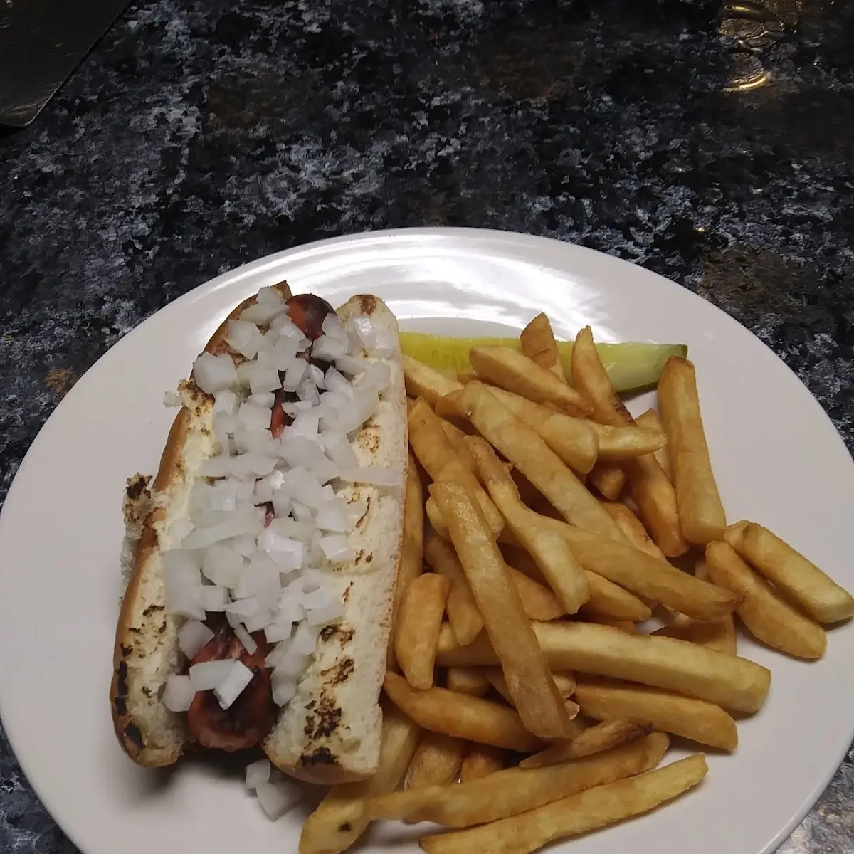Hot Dog with Fries