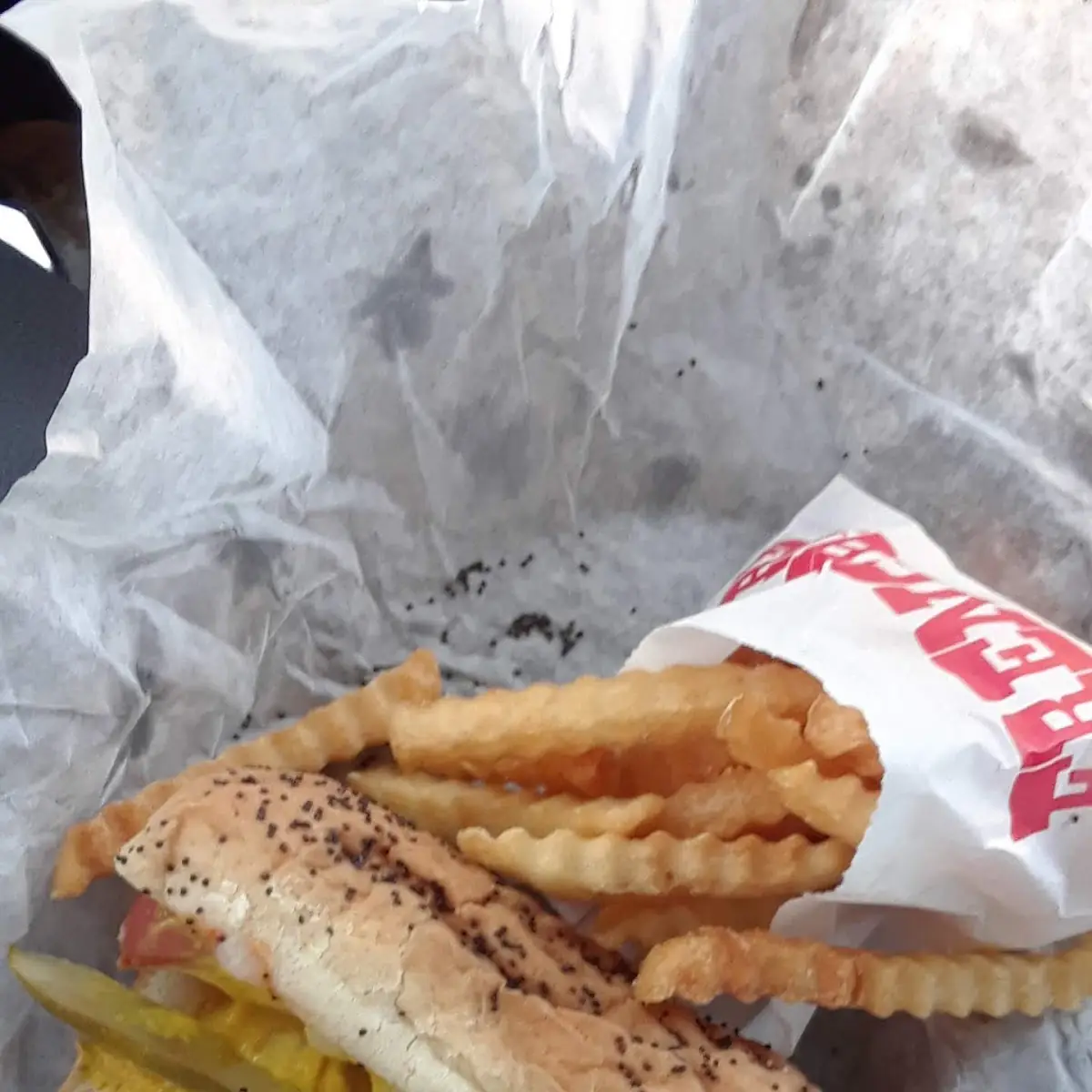 Hot Dog with Fries