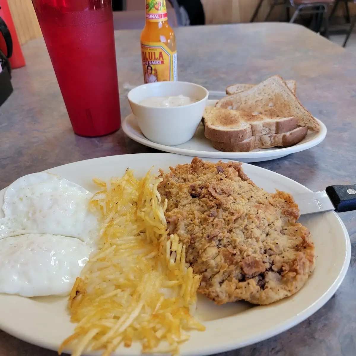 Chicken Fried Steak & Eggs