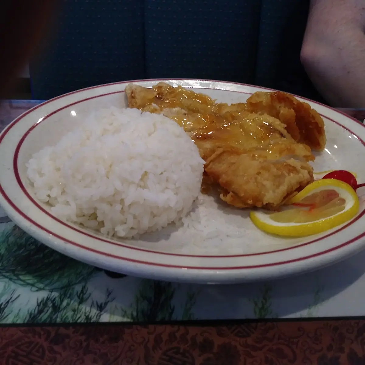 Lemon Chicken with White Rice