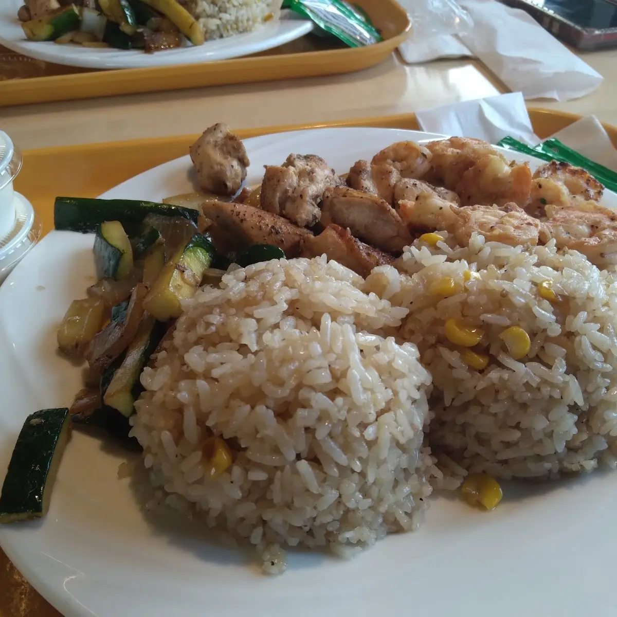 Hibachi Chicken and Shrimp