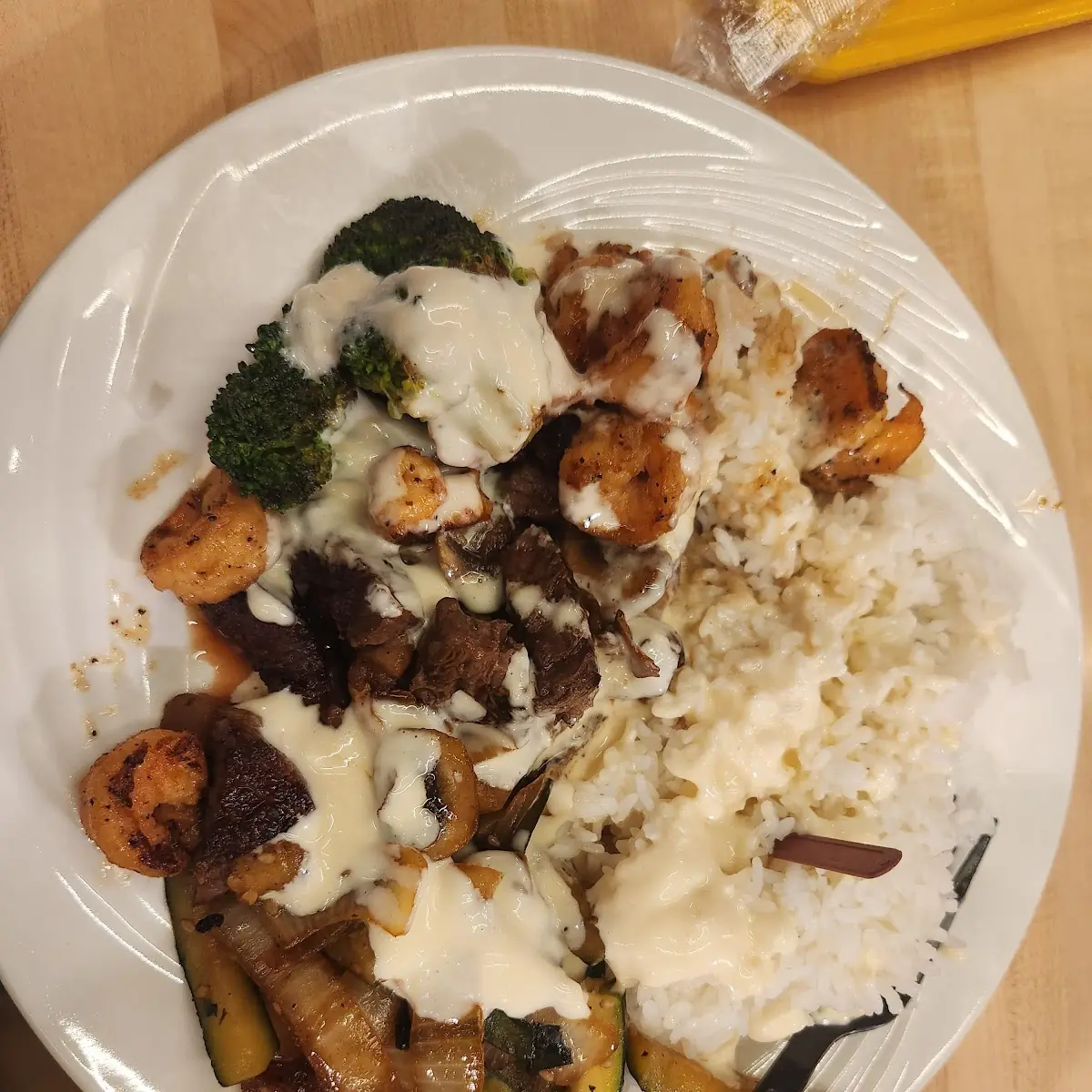 Hibachi Steak and Shrimp