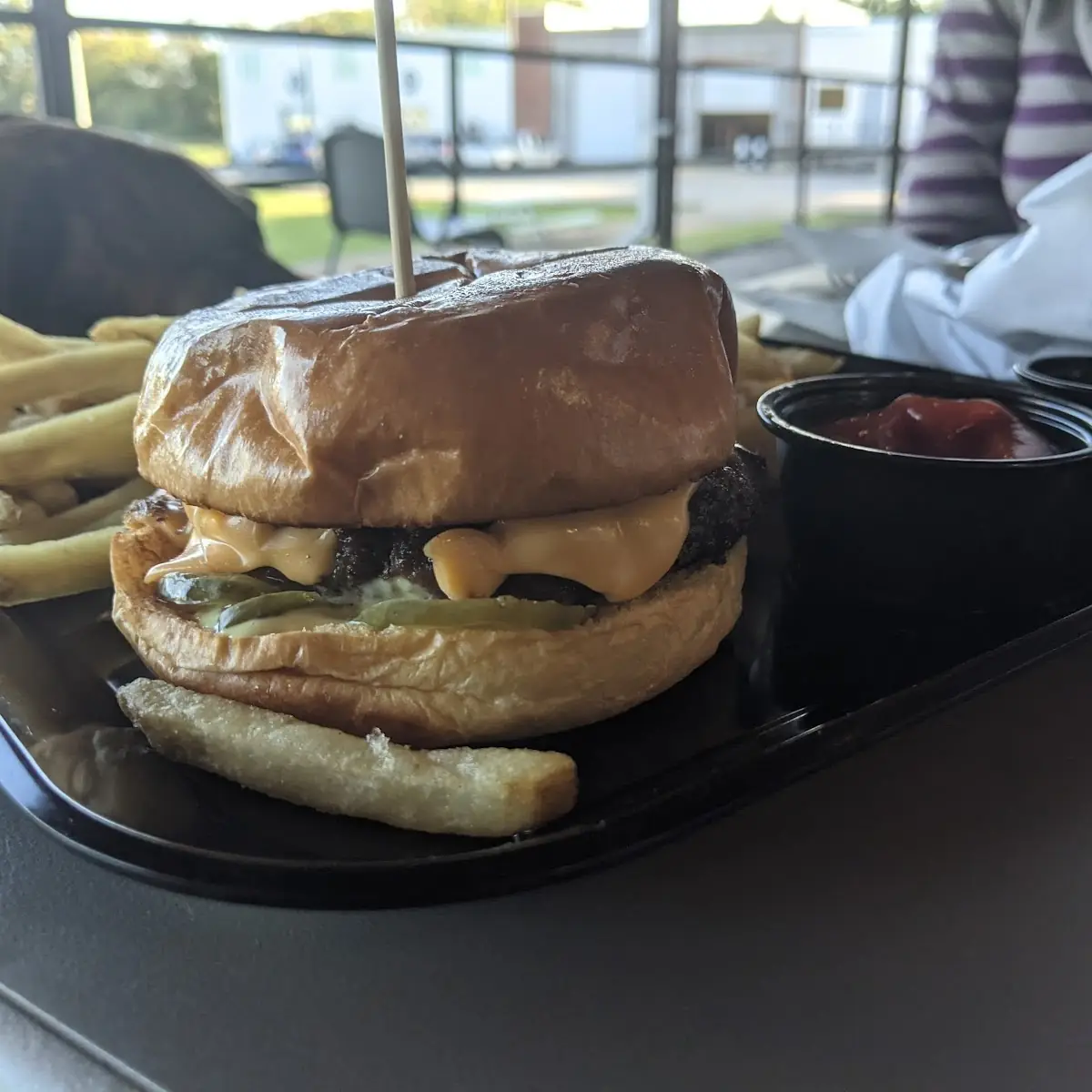 Burger and Fries