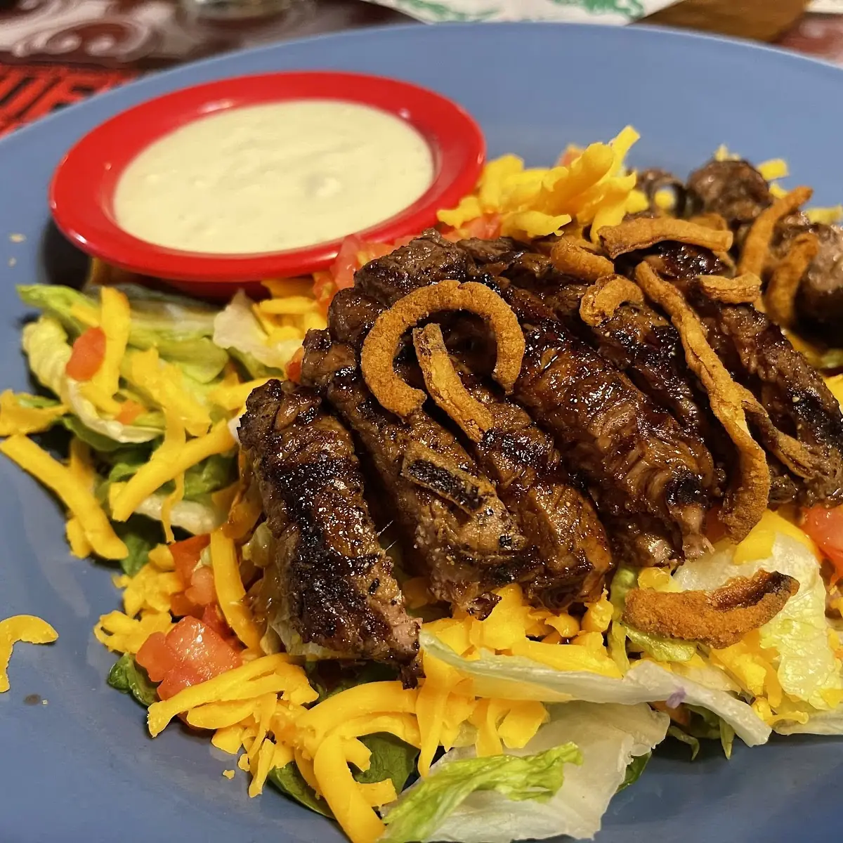 Whiskey Steak Salad