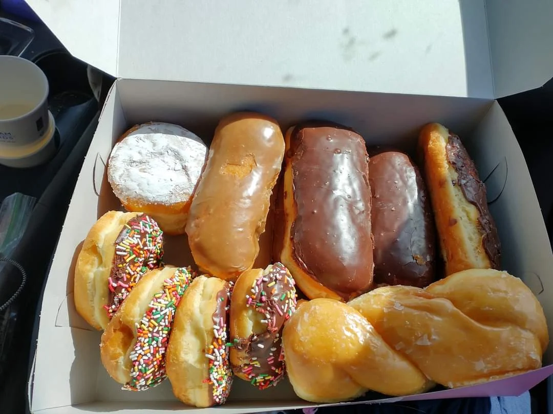Lemon Filled Boston Creme Long John Maple Long John Chocolate Sprinkle