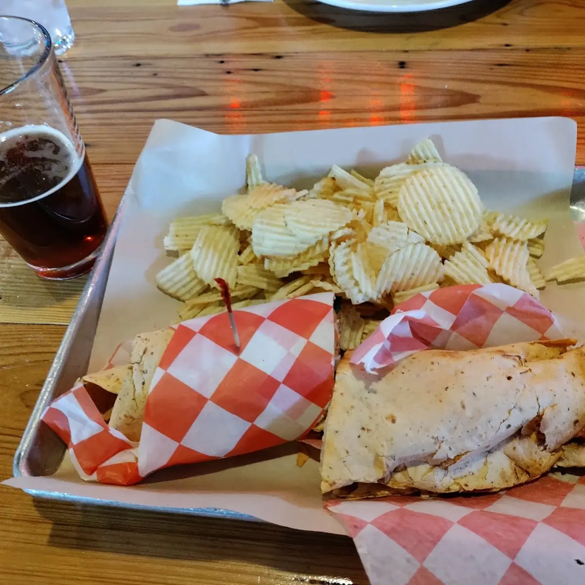 Shiracha Chicken Wrap