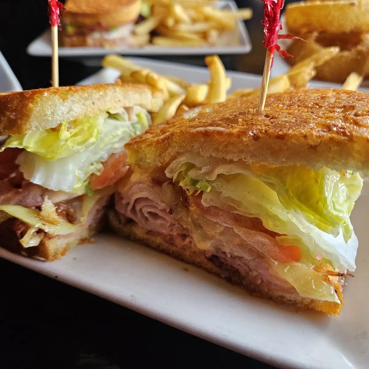 HH Half Grilled Cheese Pot Roast Dip & Fries