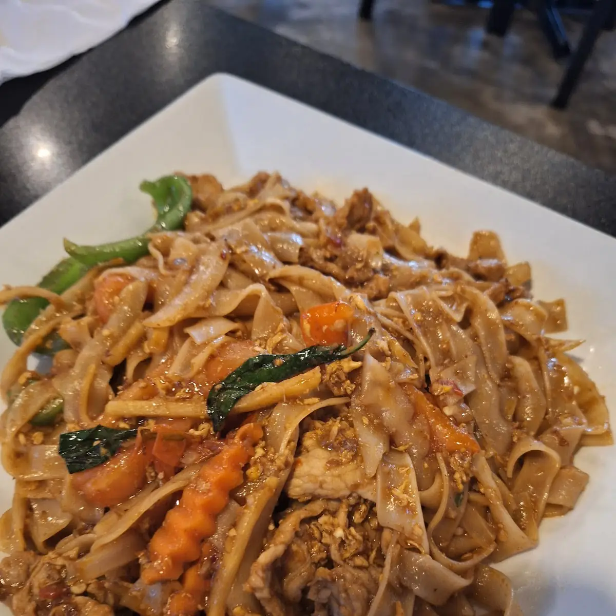 43 Drunken Noodles Pad Kee Mao