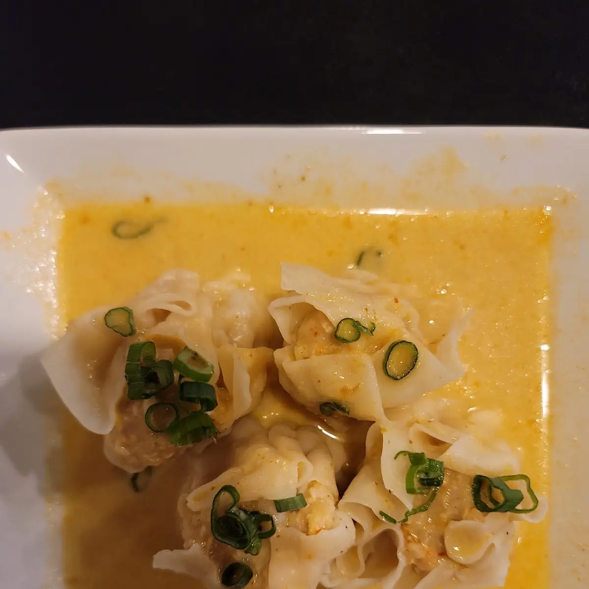 Yellow Curry Chicken Wontons