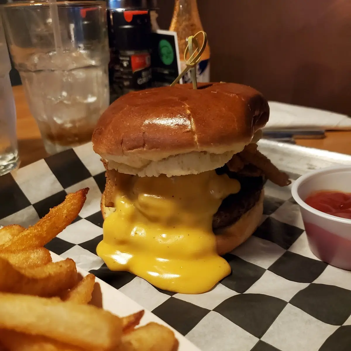 Beer Cheese Burger