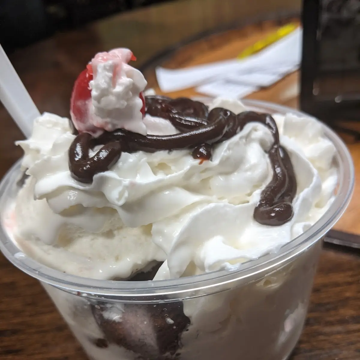 Hot Fudge Brownie Sundae