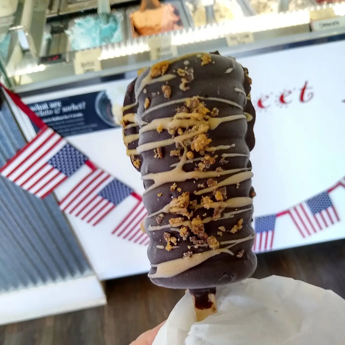 Peanut Butter Cup Gelato Pop